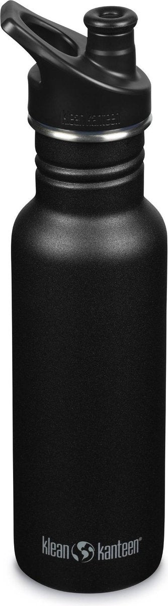 Klean Kanteen Drinking bottle Narrow Sportdop 532 ml (18 oz) Black