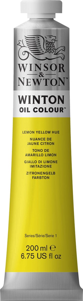 Winsor Newton Winton Colori ad olio 200ml Tonalità Giallo Limone