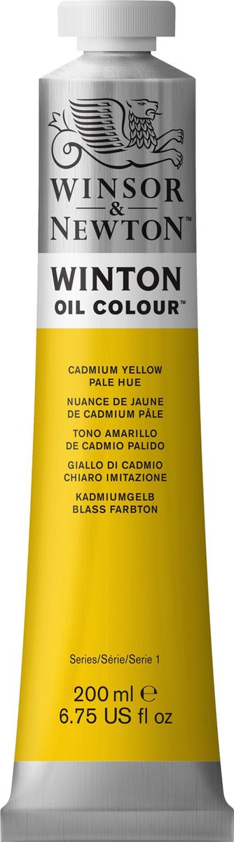 Winsor Newton Winton Óleo Colores 200ml Amarillo Cadmio Tono Pálido