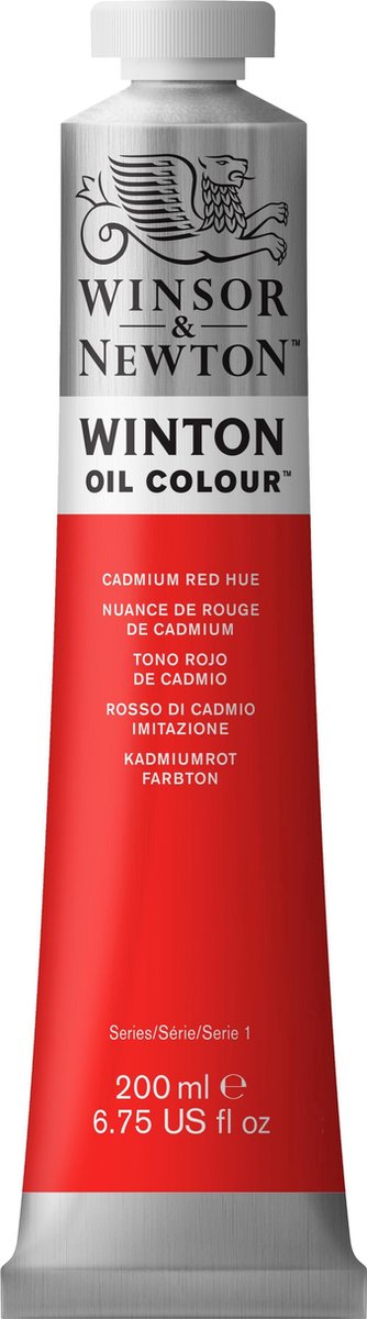 Winsor Newton Colori ad olio Winton 200ml tonalità rosso cadmio