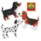 Ses strijkkralen bord hond - afbeelding 3