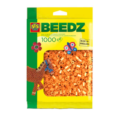 SES Beads de planchado - naranja, 1000.