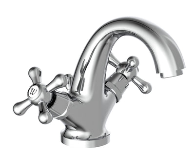Schütte Schütte Washbasin Mixer dos -butones cada cromo
