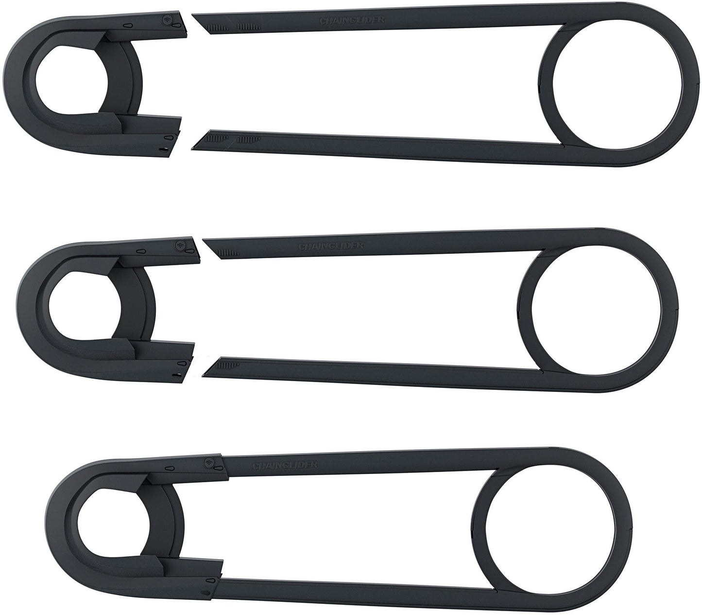 HEBIE CHAINGLIDER 38 TANDS - LANG 486-535MM - Nexus 5 E -Bike - Black