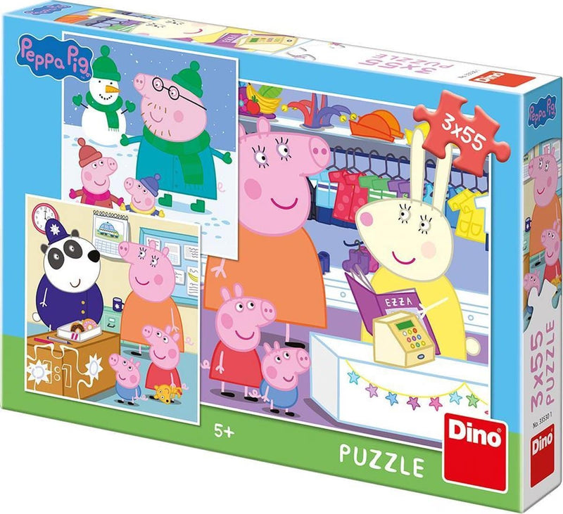 Puzzle 3 avventure di 3 x 55 pezzi