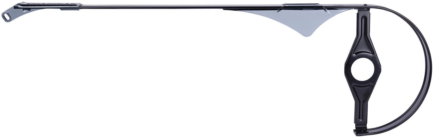 Hebie kettingscherm 38-42tds 195mm 0394 alu zwart