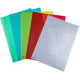 Cartelle a L delux in pp a4 145 micron colorate con presa per pollice antistatica