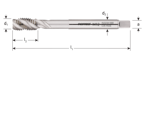 Rubinetto macchina Rotec din374 mf16x1,5 cieco