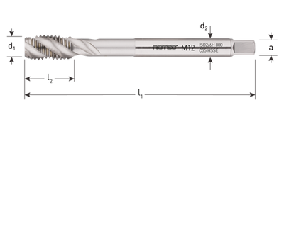 Rotec machinetap din374 mf16x1.5 blind