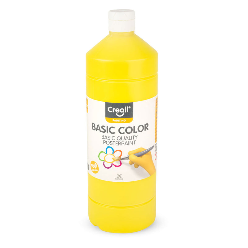 Crealing School Paint Yellow, 1 litro