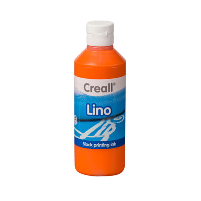 Creall Lino BlockPrint Paint Orange, 250 ml