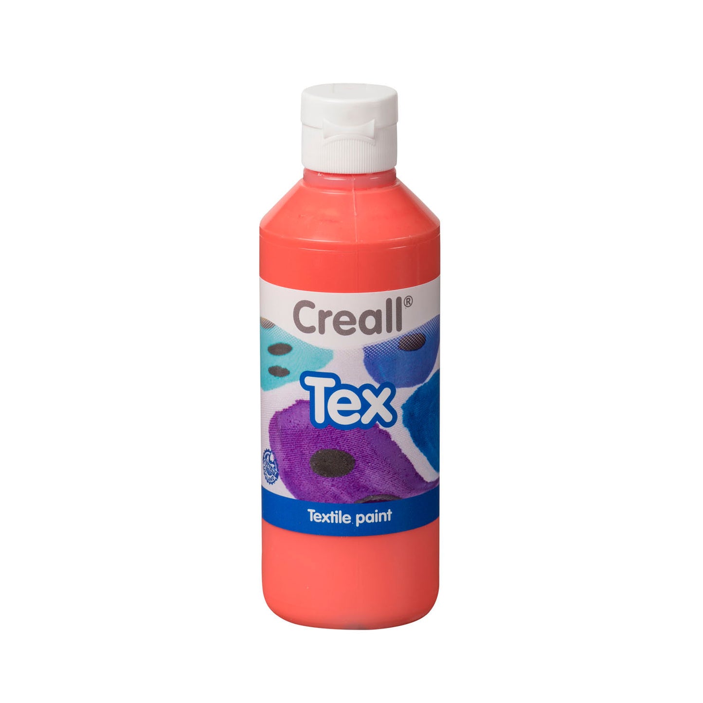 Pintura textil de color naranja, 250 ml