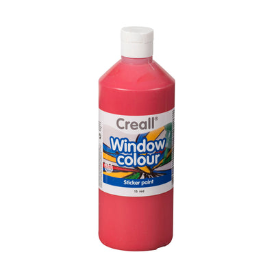 Pintura de ventana creciente rojo, 500 ml