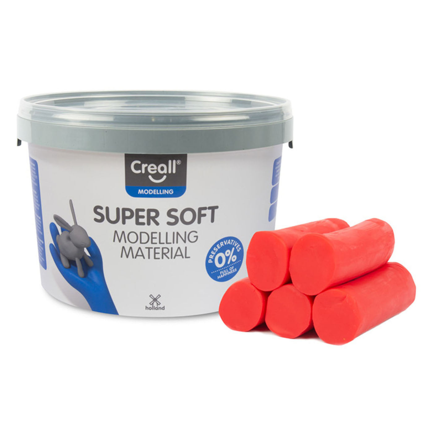 CREALL CYPERSOFT CLAY RED, 1750gr.