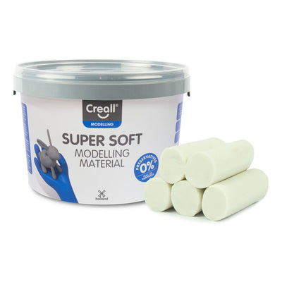 Creall Supesoft Clay White, 1750gr.