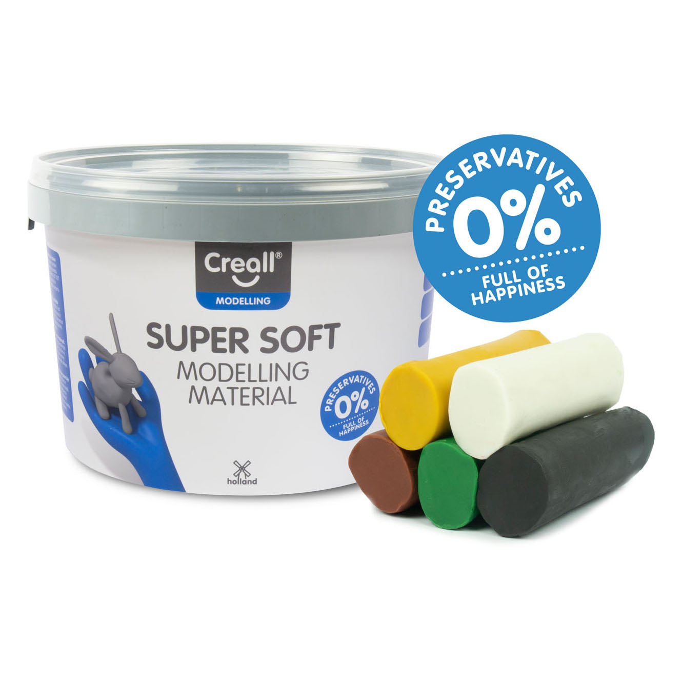 Creall Supesoft Clay Safari Colors, 1750gr.