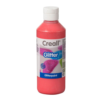 Creal di vernice glitter rossa, 250 ml