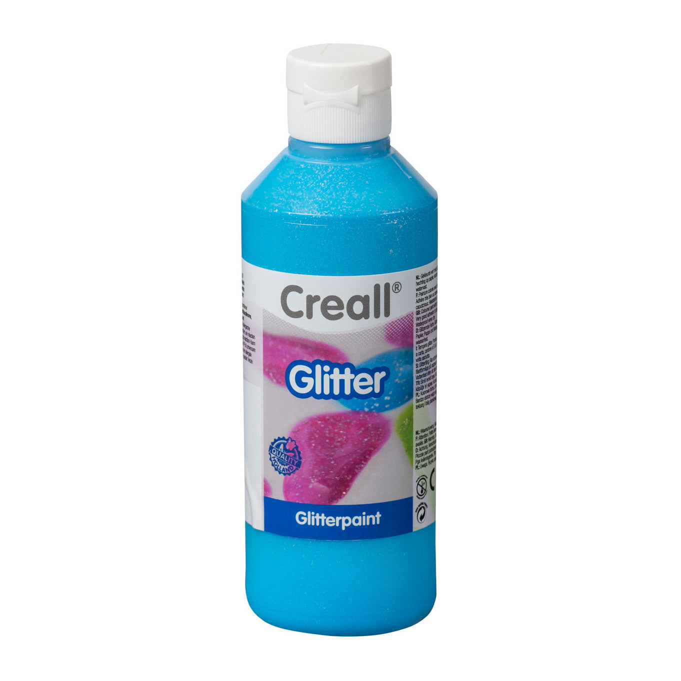 Creal di vernice glitter blu, 250 ml