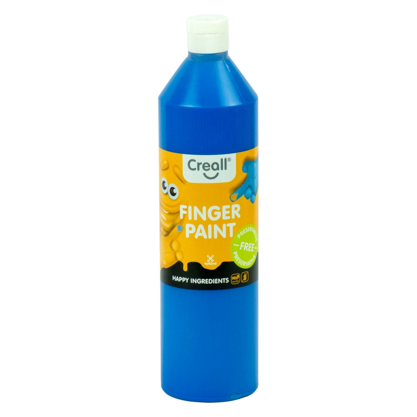 Conservación de pintura de dedo creal -azul, 750 ml