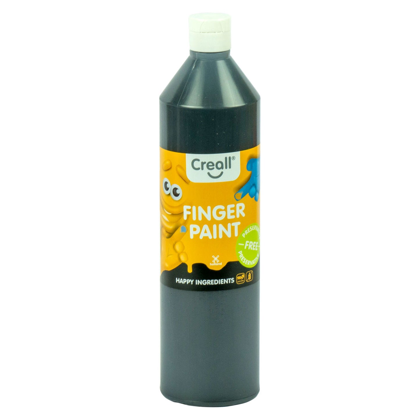 Conservación de pintura con los dedos de la creación de negro libre, 750 ml