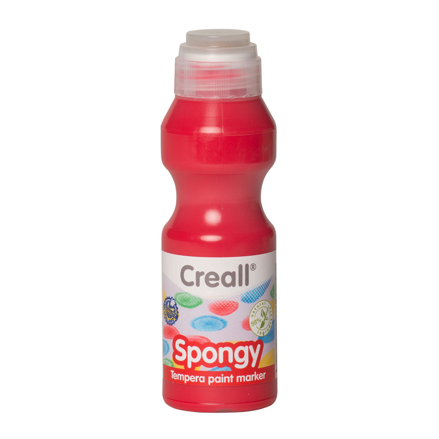 Creall spongy plakkaatverfstiften - 6 kleuren - 6x70ml - gemaakt in nl - vegan - glutenvrij