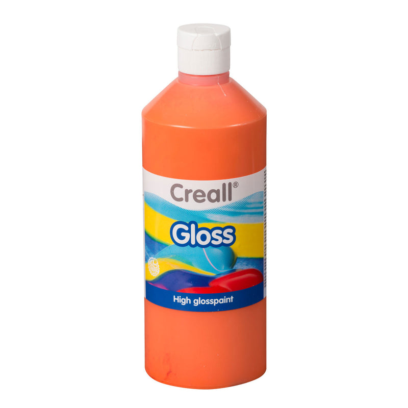 Creall Gloss Gloss Paint Orange, 500 ml