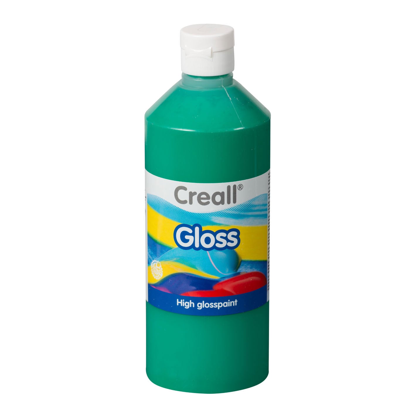 Creall Gloss Gloss Paint Verde, 500 ml