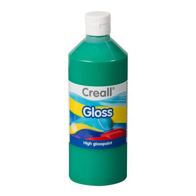 Creall Gloss Gloss Paint Verde, 500 ml