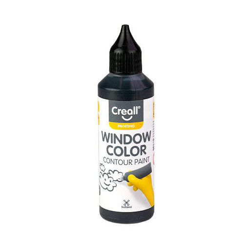 Creall vernice per finestre contorno nero - 80 ml