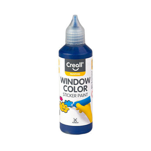 Creall window paint navy blue - 80ml