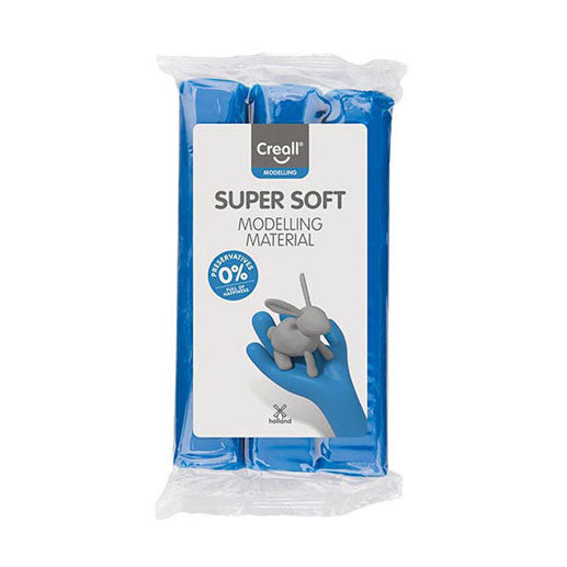 Creall argilla supersoft senza conservanti blu - 500gr.