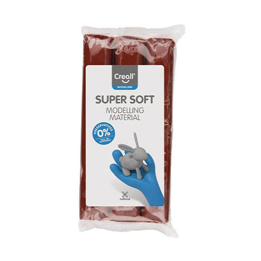 Creall argilla supersoft marrone senza conservanti - 500gr.