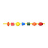Creall super perline 7 forme 5 colori - 245 pz.