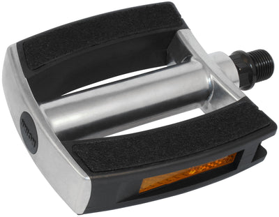 Marwi pedaalset sp-828 sandblock zwart aluminium zilver zwart