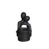 Ideas 4 seasons bloempot embrace zwart 10,4x9,2x15,7cm - afbeelding 1