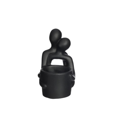 Vaso da fiori Ideas 4 stagioni abbraccio h15,7cm