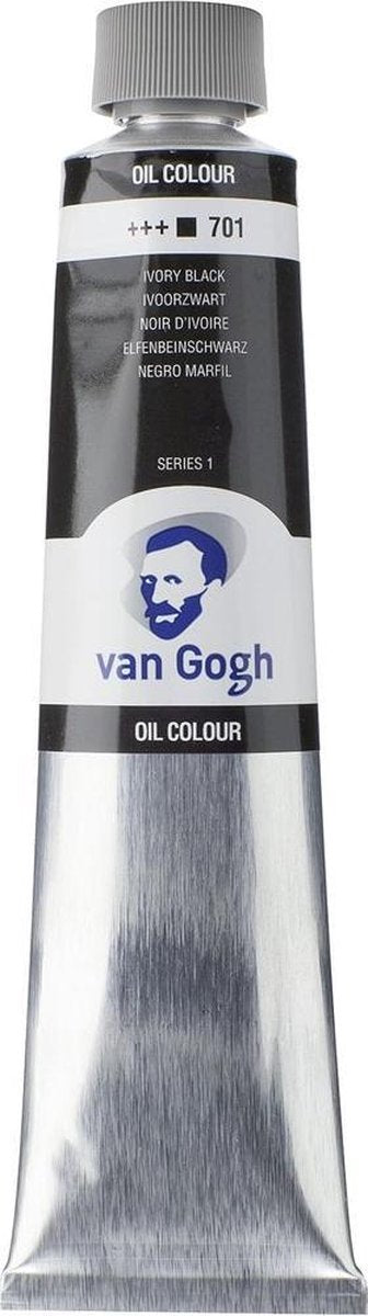 Van gogh olieverf tube 200 ml ivoorzwart 701