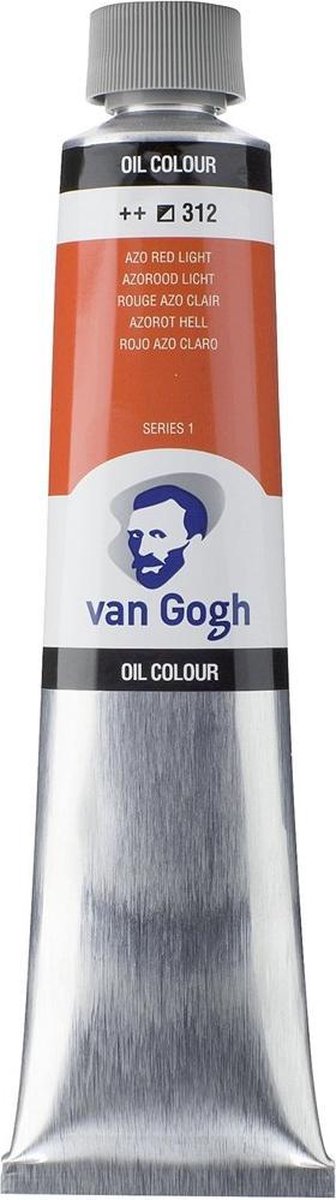 Van gogh olieverf tube 200 ml azorood licht 312