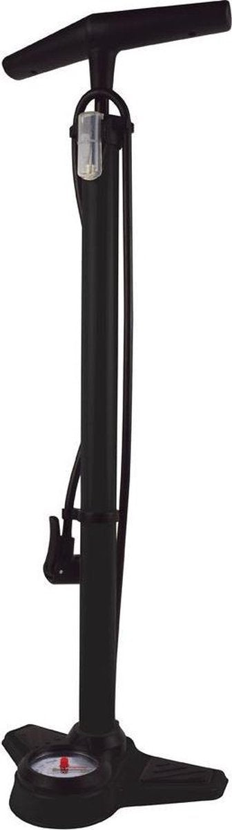 DRESCO Manometer bicycle pump 70 cm Black
