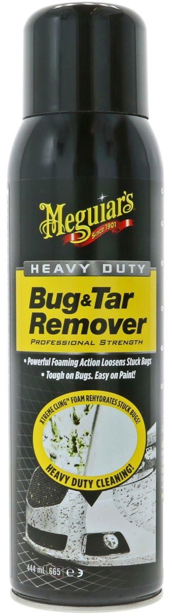 Meguiar's Meguiar's Heavy Duty Bug Tar Remover 425ml - Rimuovi insetti per auto - Schiuma Xtreme Cling - Rimuove lo sporco ostinato