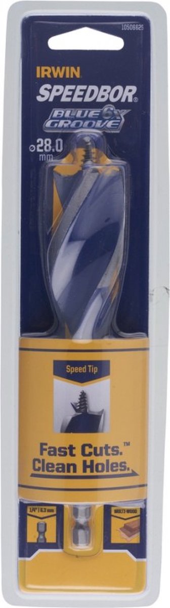 Irwin blue groove 6x houtboor - 28 x 165 mm