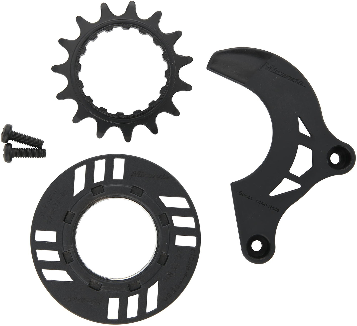 Miranda Stick-Tandwiel Spocket 15t Chain Guard Ring + Guide