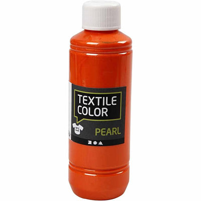 Creativ company color textil, nácar, naranja, 250 ml 1 botella