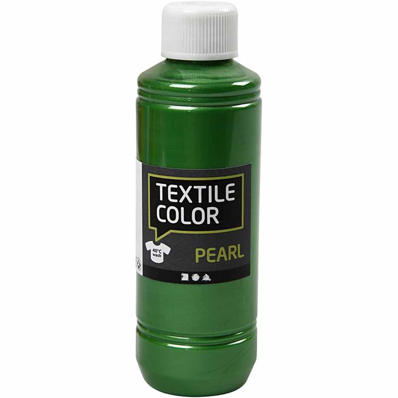 Colore tessile Creative Company, madreperla, verde brillante, 250 ml 1 flacone