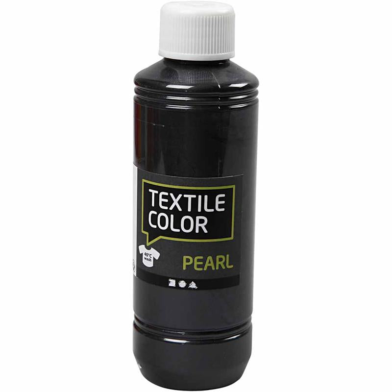 Creativ company color textil, nácar, gris, 250 ml 1 botella