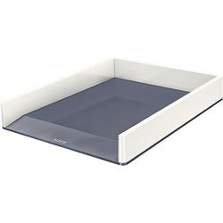 Bandeja para cartas leitz wow poliestireno 267x336x49mm a4 blanco