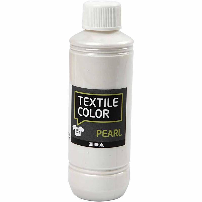 Creative Company Textile Colow Covering Textile Paint Base Pearl, 250ml