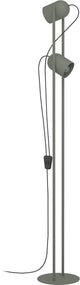 Lampada da terra Eglo Tilston - lampada da lettura - e14 - 142,5 cm - verde - inclinabile