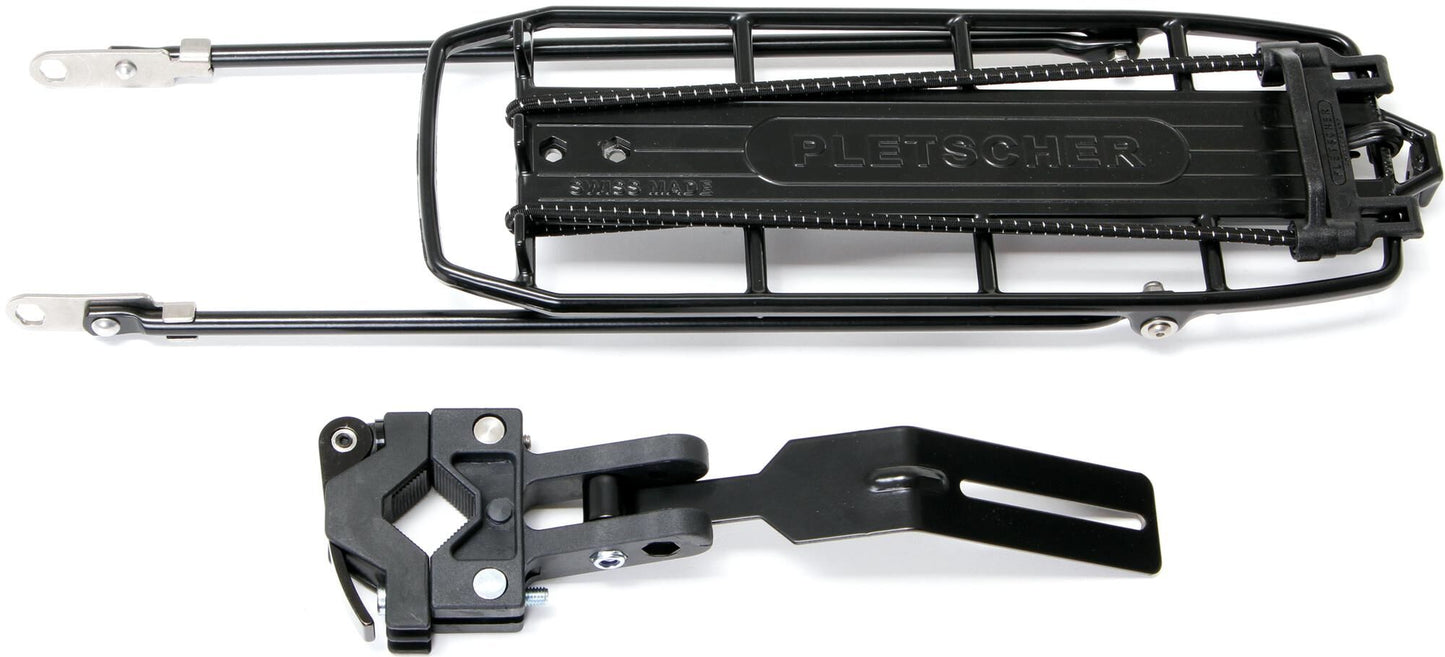 Portapacchi Pletscher, portapacchi posteriore con sospensione Quick-Rack pletsch.quick-rack sus.26-28 b