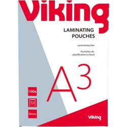 Laminating pouches od a3 303x426mm 2 x 125 (250) micron rounded corners